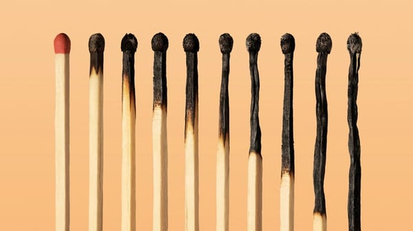 Burnt matches