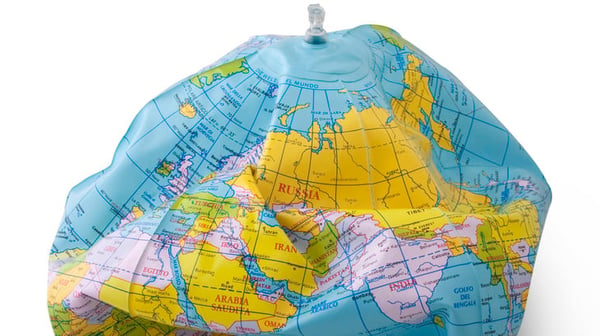 Deglobalisation globe